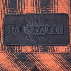 Harley-Davidson Women's Made By Milwaukee L/S Woven Shirt (Slim Fit XL) 19 Harley-Davidson Women's Made By Milwaukee L/S Woven Shirt (Slim Fit XL)