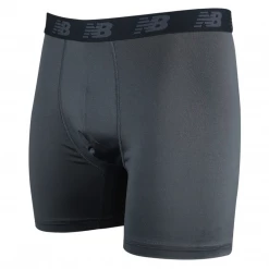 New Balance Men's Black, Grey, Navy, Bright Blue 5 Pack Boxer Brief (S05) Mens