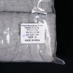 Kenneth Cole Men's Reaction 3 Pack Black Heather Grey Boxer Brief (S04)