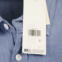 Levi's Men's Light Blue Denim S/S Woven Shirt (Retail $54.50) S03