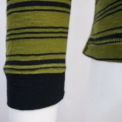 Volcom Men's Sonic Green Flexure Crew L/S T-Shirts (S01)