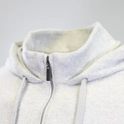 Greg Norman Men's HTH Grey Technical Performance 1/4 Zip Pullover Hoodie (S01)