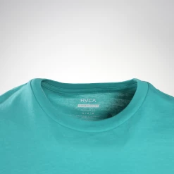 RVCA Men's Light Teal Classic Text Regular Fit S/S T-Shirt (S23) 11 RVCA Men's Light Teal Classic Text Regular Fit S/S T-Shirt (S23)