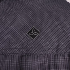 PrAna Men's Prussian Blue Micro Plaid S/S Woven Shirt (S27)