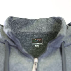 Greg Norman Men's HTH D.Grey Technical Performance 1/4 Zip Pullover Hoodie (S02)