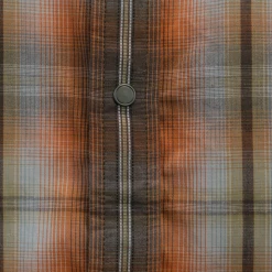 Spotted Clothing PrAna Men's Orange Brown Grey Plaid S/S Woven Shirt (S16)