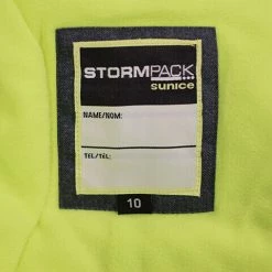 Stormpack Sunice Boy's Grey Lime 3M Thinsulate Insulation Winter Jacket