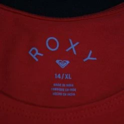 Roxy Girl's Red Vinyl Sleeveless Tank Top (S01)