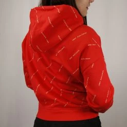 OBEY Women's All Over Print L/S Pull Over Hoodie