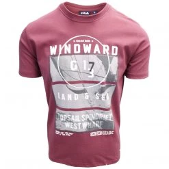 Spotted Clothing FILA Men's Maroon Windward Land & Sea S/S Tee (S17)