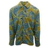 Spotted Clothing OBEY Men's Paisley Gold Eisley L/S Shirt (S23) 1 Spotted Clothing OBEY Men's Paisley Gold Eisley L/S Shirt (S23)