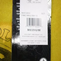 Volcom Men's Gold Fake Smile BXY S/S T-Shirts (S22)