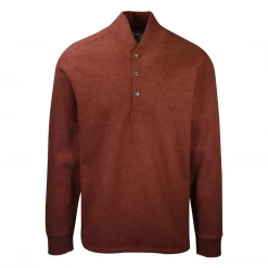 Mens Eddie Bauer Men's Sherpa-Lined Thermal Henley L/S T-Shirt (Retail $90)