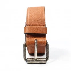 New Arrivals Billabong Men's Brown Buffalo Leather Belt (S04)