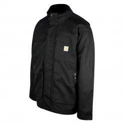 Carhartt Men's Black Yukon Extremes Full Swing Insulated Mock Neck Coat