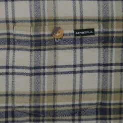 O'Neill Boy's Golden Tan Black Plaid L/S Flannel Shirt (Retail $40)