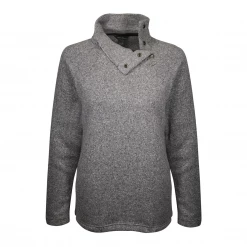 Clearance Eddie Bauer Women's Three Snap On Button Mock Neck Sweater (S04) 41 Clearance Eddie Bauer Women's Three Snap On Button Mock Neck Sweater (S04)