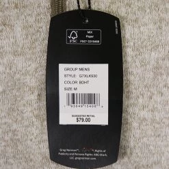 Mens Greg Norman Men's Classic Lightweight 1/4 Zip L/S Pullover Sweater