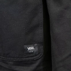 VANS Men's Black Drill Chore Snap On Button Coat (S02)