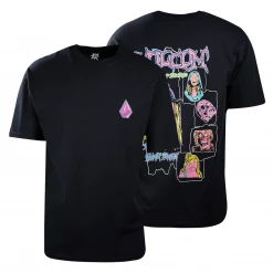 Volcom Men's Black Space Goolz Loose Fit S/S T-Shirt (S17)