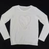 Tom Tailor White Heart L/S Tee Kids