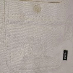 Vans Off The Wall Men's Antique White Kyle Walker L/S Flannel Shirt (S01)