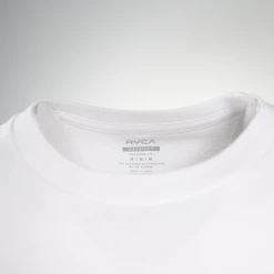 RVCA Men's White Balance Of Opposites Peace & War Relaxed Fit S/S T-Shirt (S33)