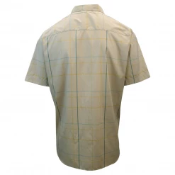 Columbia Men's Beige Plaid Thirty Mile Ledge EXS S/S Woven Shirt (271) XL