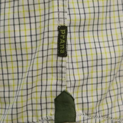 Spotted Clothing PrAna Men's Chartreuse Green Box Plaid S/S Woven Shirt (Slim Fit) S01