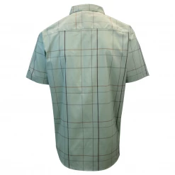 Columbia Men's Mint Green Plaid Thirty Mile Ledge EXS S/S Woven Shirt (355)