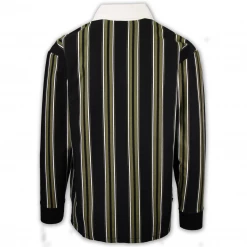 OBEY Men's Stripe Button L/S Polo Shirt (S03)