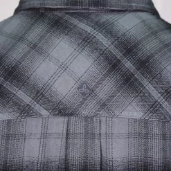 PrAna Men's Turquoise & Black Plaid L/S Flannel Shirt (S44) 12 PrAna Men's Turquoise & Black Plaid L/S Flannel Shirt (S44)