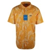 Columbia Men's Orange & White Palm Leaves Rapid Rivers S/S Woven Shirt (880) 1 Columbia Men's Orange & White Palm Leaves Rapid Rivers S/S Woven Shirt (880)