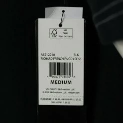 Volcom Men's Black Richard French S/S T-Shirt (S44)