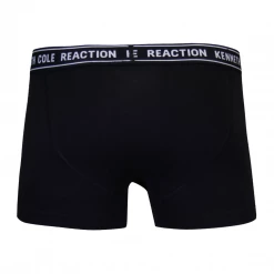 Kenneth Cole Men's Reaction 3 Pack Black Boxer Brief (S06)