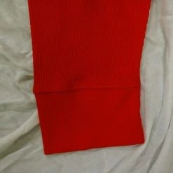 Sean John Men's True Red 98 Thermal L/S Pull Over Sweater Mens 9 Sean John Men's True Red 98 Thermal L/S Pull Over Sweater Mens