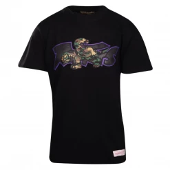 Mitchell & Ness Men's Black Camo Toronto Raptors S/S T-Shirt (S01)