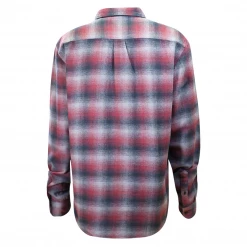 Mens Wrangler Men's Tawny Port Plaid L/S Woven Shirt (S02)