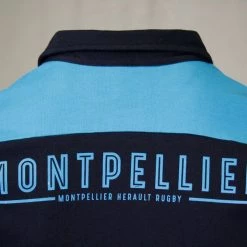 Kappa Men's Blue Marine Azure Balla Montpellier Herault S/S Polo Shirt Mens