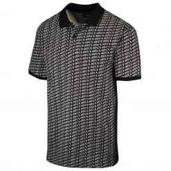 OBEY Men's All Over Print Cutter Button S/S Polo Shirt (S31)