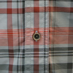 Spotted Clothing PrAna Men's Red Grey Charcoal Cayman S/S Woven Shirt (S13)