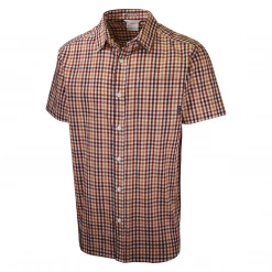 Columbia Men's Rapid Rivers II Color Box Plaid S/S Shirt (Retail $40)