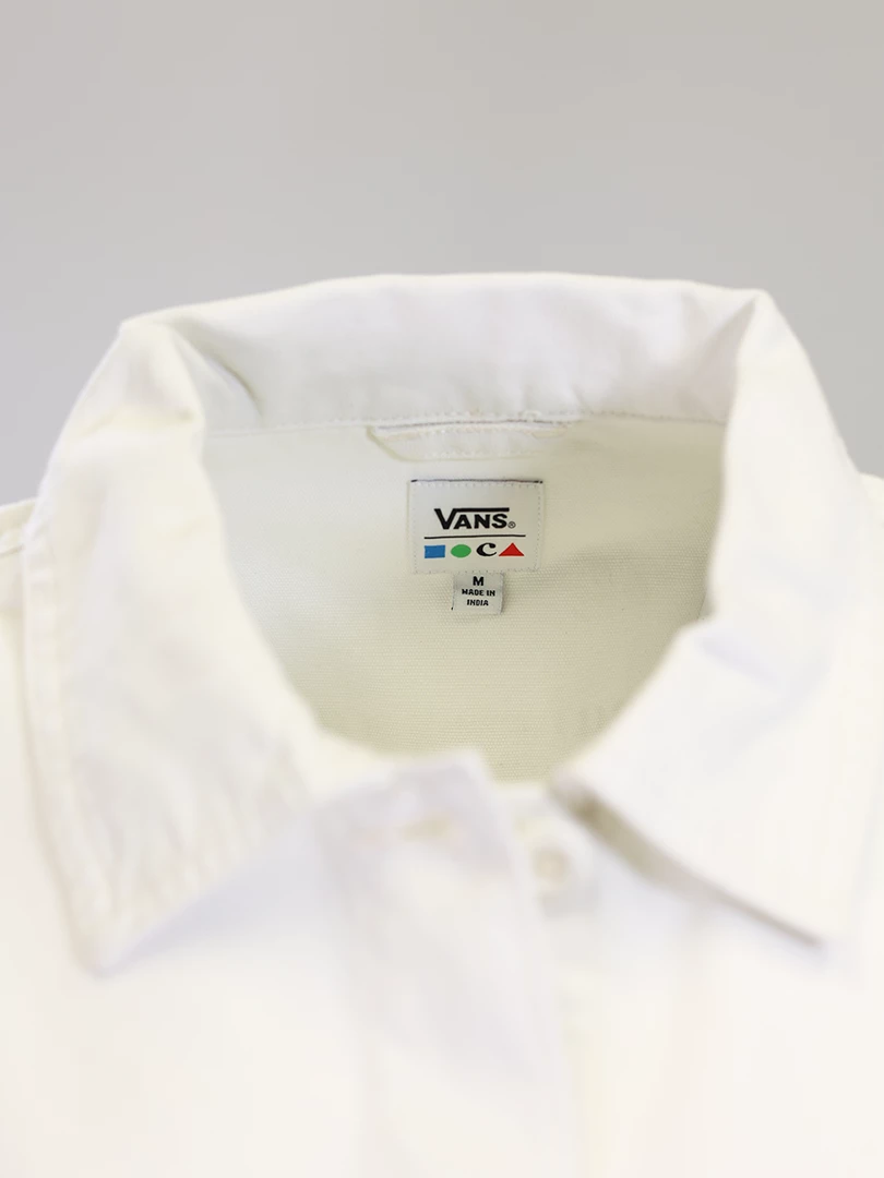 VANS X MOCA Women's Off White Hitting The Wall L/S Woven Shirt (S01) 7 VANS X MOCA Women's Off White Hitting The Wall L/S Woven Shirt (S01)