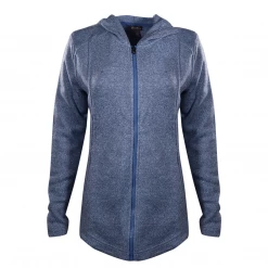 Eddie Bauer Women's Lake Blue Fleece Full Zip Hoodie (S01E) Womens