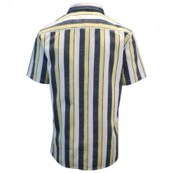 Spotted Clothing Quik Silver Men's 50 Years Of Adventure Striped S/S Woven Shirt 11 Spotted Clothing Quik Silver Men's 50 Years Of Adventure Striped S/S Woven Shirt
