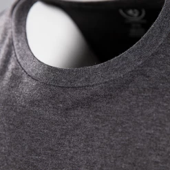 Volcom Men's Dark Heather Grey Circle Blank S/S T-Shirt (S10)