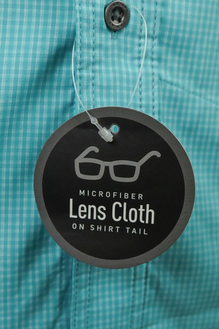 Ariat Men's Teal Small Box Plaid Ariattek Heat Series S/S Woven Shirt (240) Mens 9 Ariat Men's Teal Small Box Plaid Ariattek Heat Series S/S Woven Shirt (240) Mens