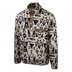 Eddie Bauer Men's Pumice Chutes Snap Mock Neck L/S Sweater (Retail $100) Mens