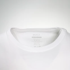 RVCA Men's White Classic Text Regular Fit S/S T-Shirt (S25)