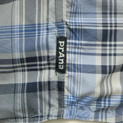 PrAna Men's Blue Grey Plaid S/S Woven Shirt (S18)